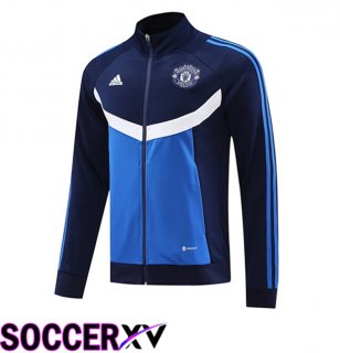 Manchester United Training Jacket Blue Royal 2024/2025