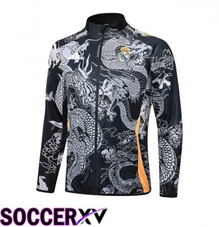 Real Madrid Training Jacket Black 2024/2025