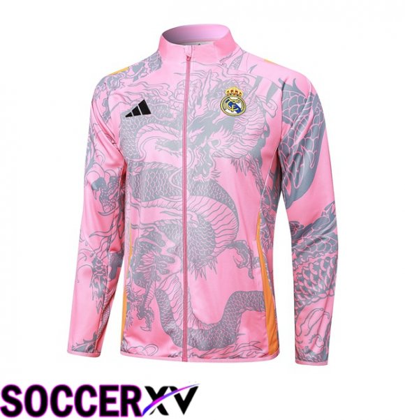 Real Madrid Training Jacket Pink 2024/2025