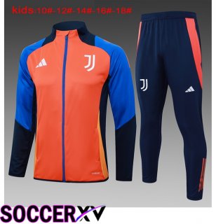 Juventus Kids kit Training Jacket Suit Orange 2024/2025
