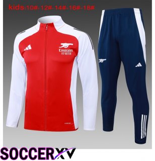 Arsenal Kids kit Training Jacket Suit Red White 2024/2025
