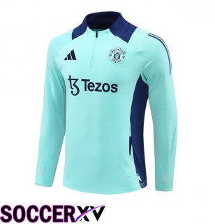 Manchester United Training Sweatshirt Blue 2024/2025