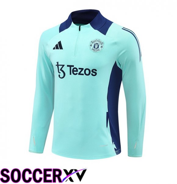 Manchester United Training Sweatshirt Blue 2024/2025