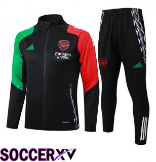Arsenal kit Training Jacket Suit Black Red Green 2024/2025