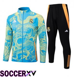 Real Madrid kit Training Jacket Suit Blue 2024/2025