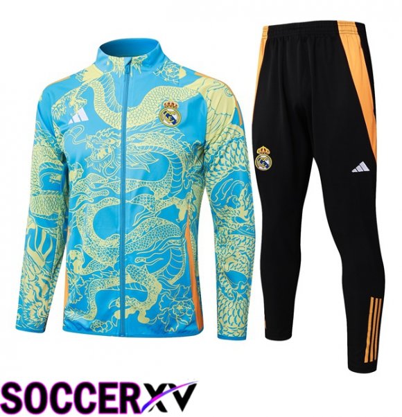 Real Madrid kit Training Jacket Suit Blue 2024/2025