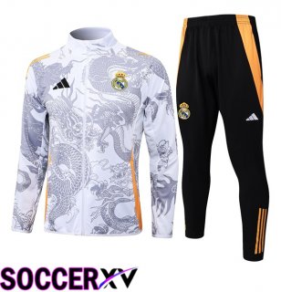 Real Madrid kit Training Jacket Suit White 2024/2025