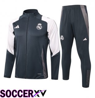 Real Madrid kit Training Jacket Suit Grey 2024/2025