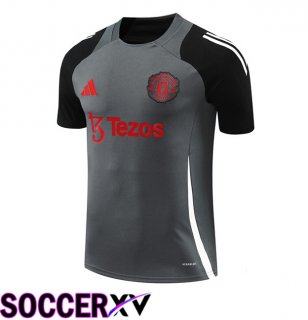 Manchester United Training T Shirt Grey 2024/2025