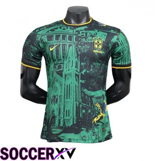 Brazil Soccer Jersey Special Edition Green 2024/2025