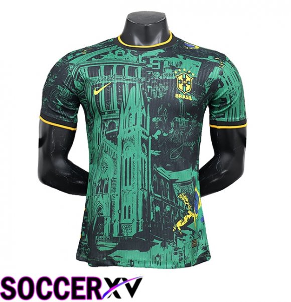 Brazil Soccer Jersey Special Edition Green 2024/2025