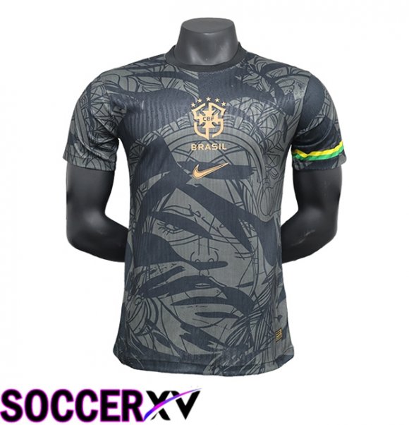 Brazil Soccer Jersey Special Edition Black 2024/2025