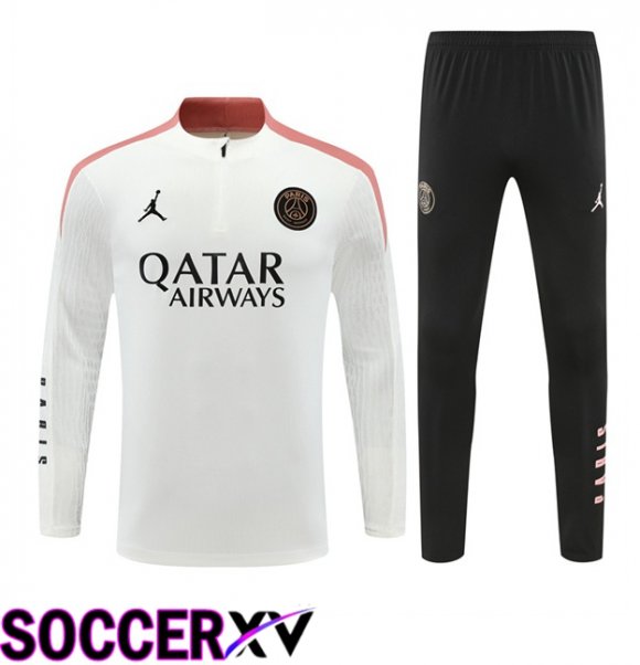 Paris PSG kit Training Tracksuit White 2024/2025