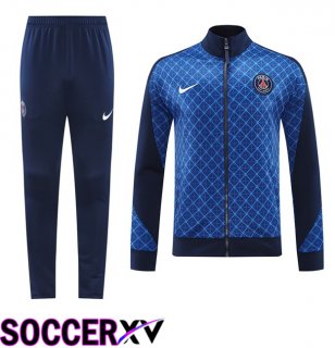 Paris PSG kit Training Jacket Suit Blue 2024/2025
