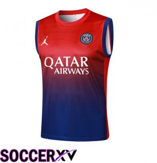 Paris PSG Gilet Soccer Red Blue Royal 2024/2025