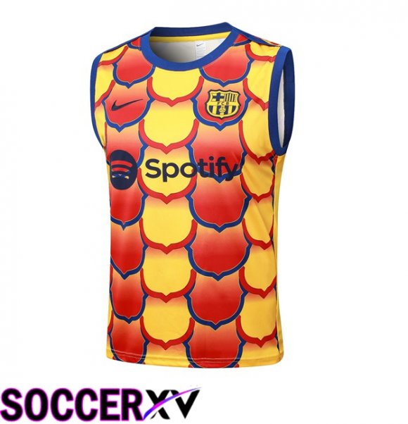 FC Barcelona Gilet Soccer Yellow 2024/2025