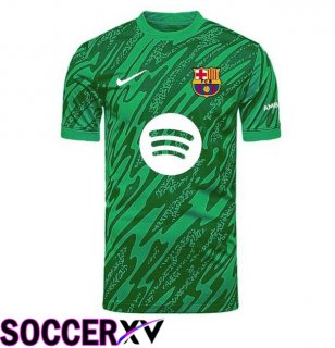 FC Barcelona Goalkeeper Soccer Jersey Green 2024/2025