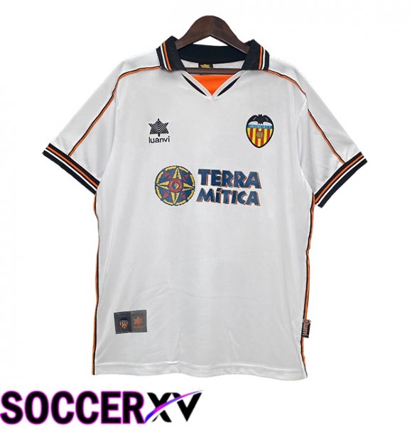 Valencia CF Retro Home Soccer Jersey 1999/2000