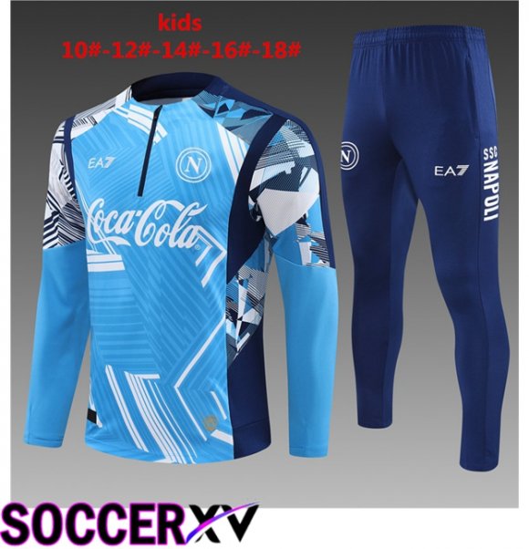 SSC Napoli Kids kit Training Tracksuit Blue 2024/2025