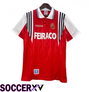 Deportivo de La Coruna Retro Away Soccer Jersey Red 1997-1998