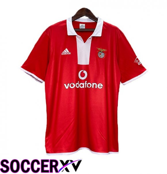 S.L Benfica Retro Home Soccer Jersey Red 2004-2005
