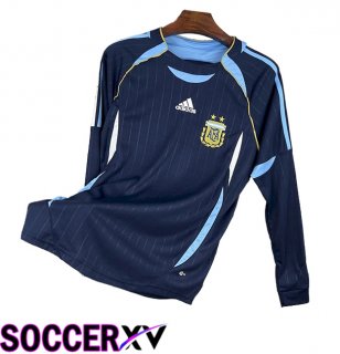Argentina Retro Away Soccer Jersey Long sleeve 2006/2007