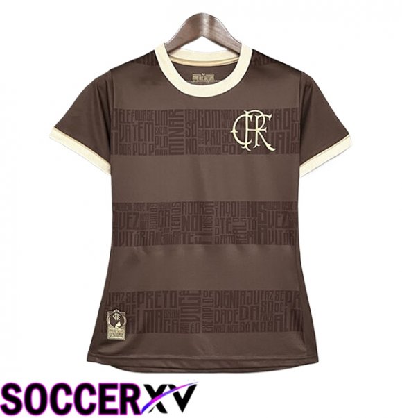 Flamengo Women Soccer Jersey Special Edition Brown 2024/2025