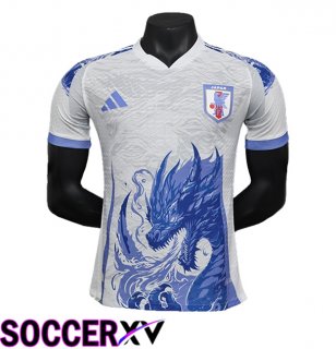 Japan Soccer Jersey Special Edition White/Blue 2024/2025