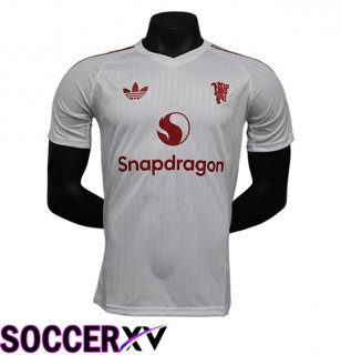 Manchester United Soccer Jersey Special Edition White 2024/2025