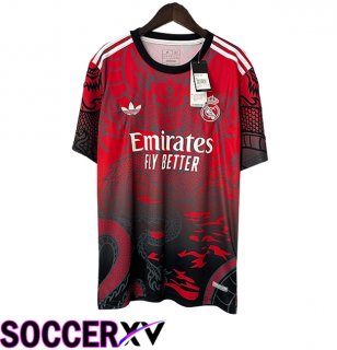 Real Madrid Soccer Jersey Special Edition Red 2024/2025