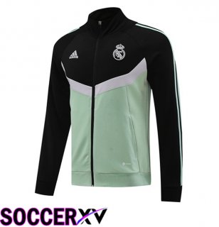 Real Madrid Training Jacket Black Green 2024/2025