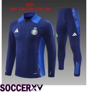 Al-Nassr FC Kids kit Training Tracksuit Blue Royal 2024/2025