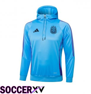 Argentina Training Sweatshirt Hoodie Blue 2024/2025