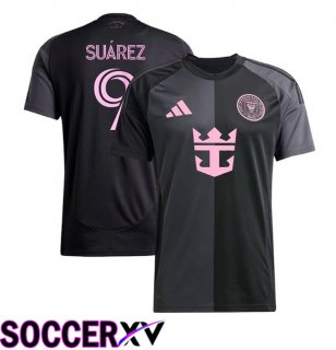 Inter Miami CF (Suárez 9) Away Soccer Jersey Black 2025/2026