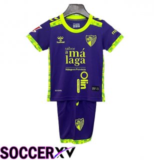 Malaga Kids Away Soccer Jersey 2024/2025