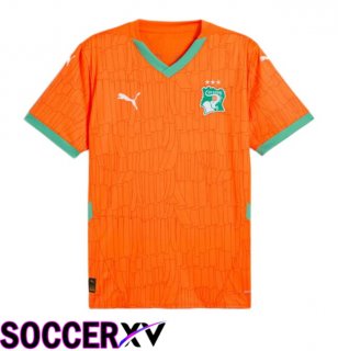 Ivory Coast Home Soccer Jersey Orange 2024/2025