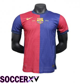 FC Barcelona Soccer Jersey Special Edition Red/Blue 1899-2024