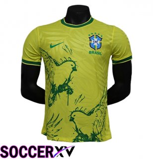 Brazil Soccer Jersey Special Edition Yellow 2024/2025