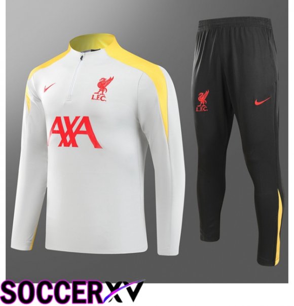 FC Liverpool Kids kit Training Tracksuit White 2024/2025