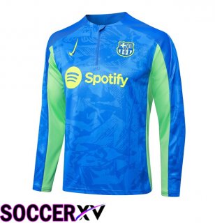 FC Barcelona Training Sweatshirt Blue Green 2024/2025