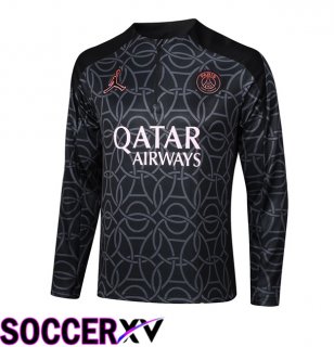 JORDAN Paris PSG Training Sweatshirt Black 2024/2025