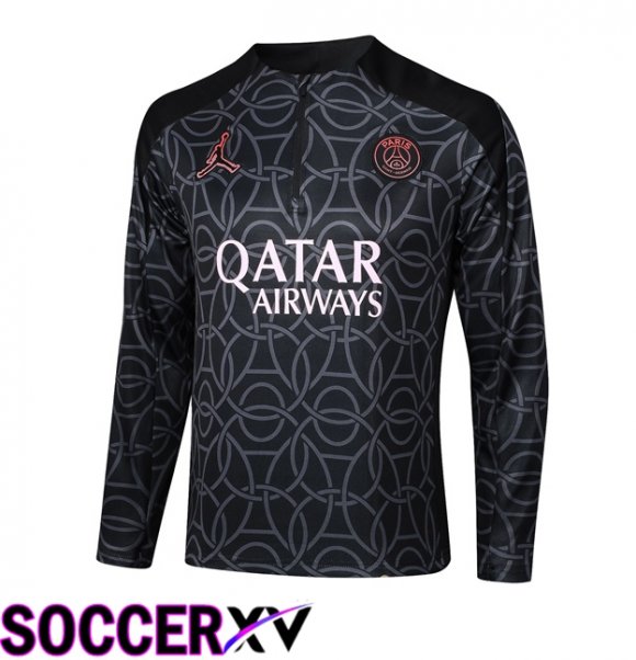 JORDAN Paris PSG Training Sweatshirt Black 2024/2025