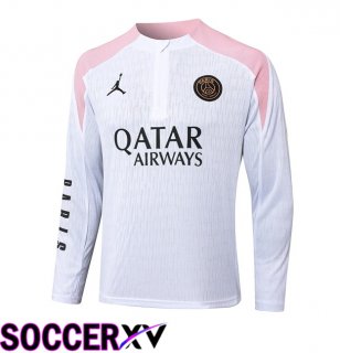JORDAN Paris PSG Training Sweatshirt White 2024/2025
