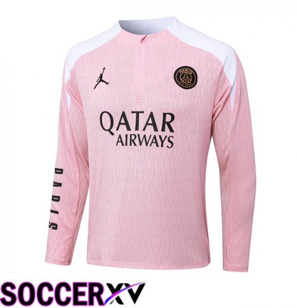 JORDAN Paris PSG Training Sweatshirt Pink 2024/2025