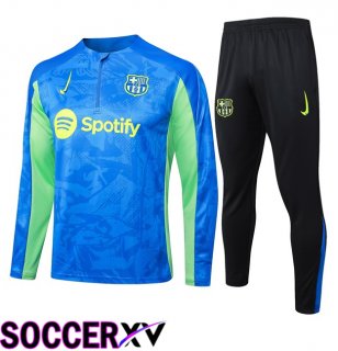 FC Barcelona kit Training Tracksuit Blue Green 2024/2025