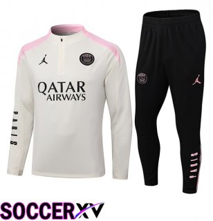 JORDAN Paris PSG kit Training Tracksuit Grey 2024/2025