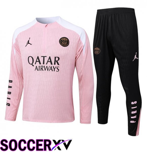 JORDAN Paris PSG kit Training Tracksuit Pink 2024/2025