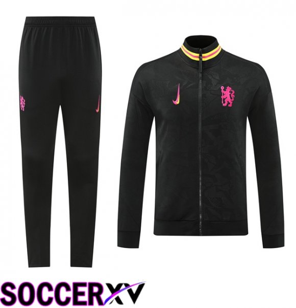 FC Chelsea kit Training Jacket Suit Black 2024/2025