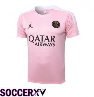 Paris PSG Training T Shirt Pink 2024/2025