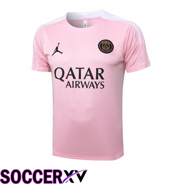 Paris PSG Training T Shirt Pink 2024/2025